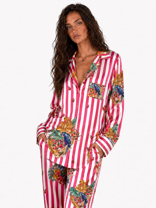 Pre Order - Pijama Stripes Rojo | Bad Sisters