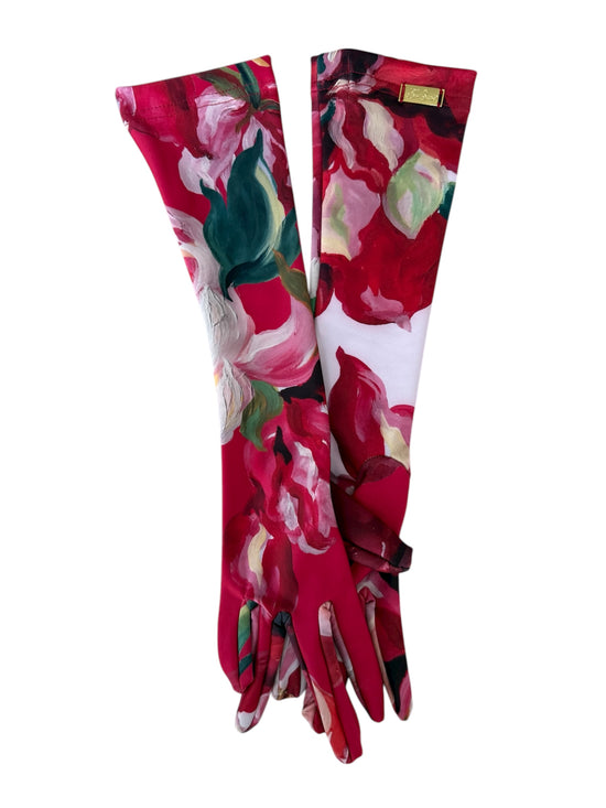 Guante de ópera Rose rosa