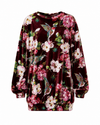 Polerón Oversize Velvet Colibrí Burdeo | PRE ORDEN