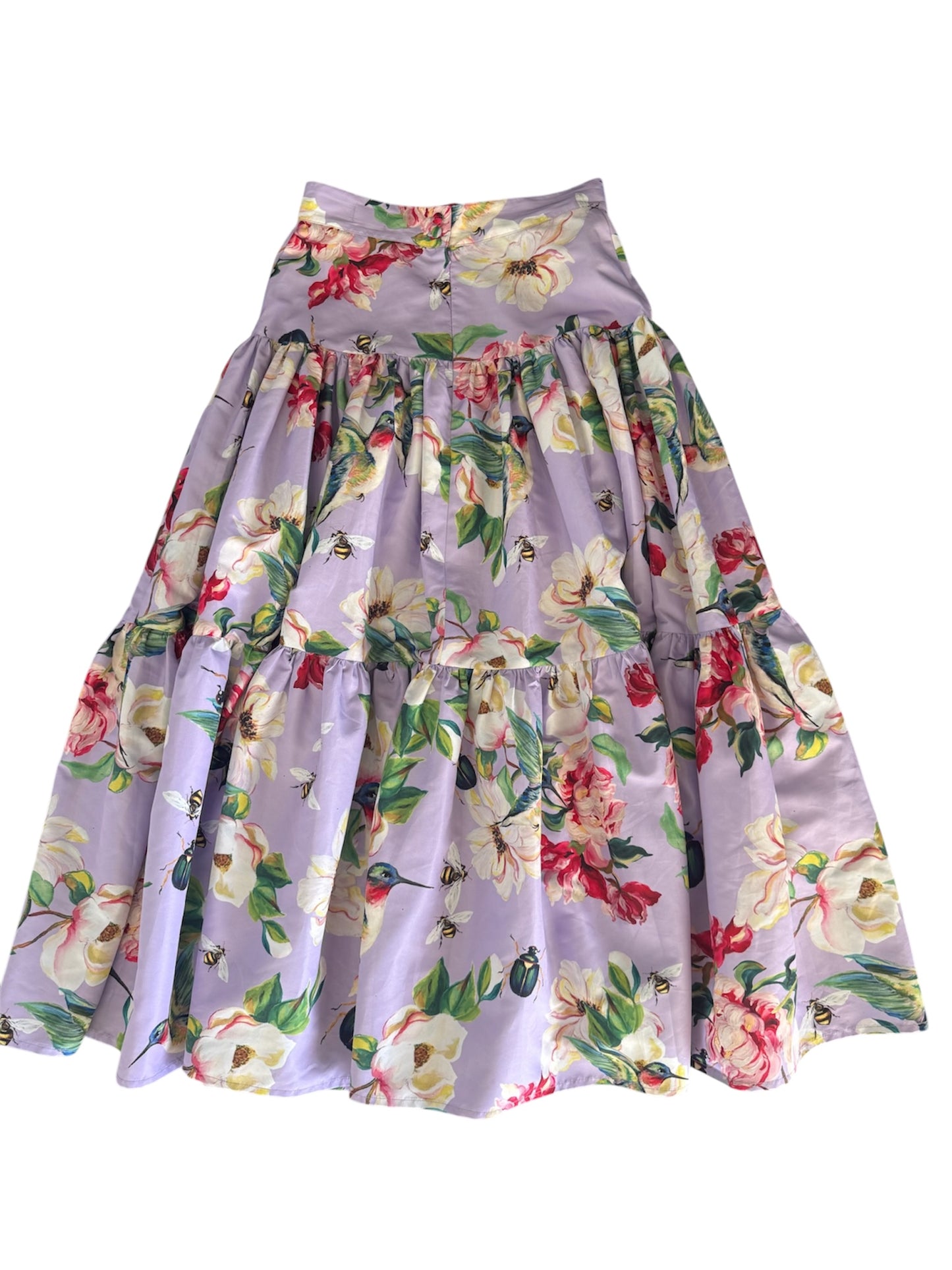 Falda Rebeca Colibrí Malva