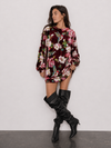 Polerón Oversize Velvet Colibrí Burdeo | PRE ORDEN