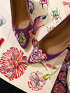 Stilettos Morados Pintados a Mano