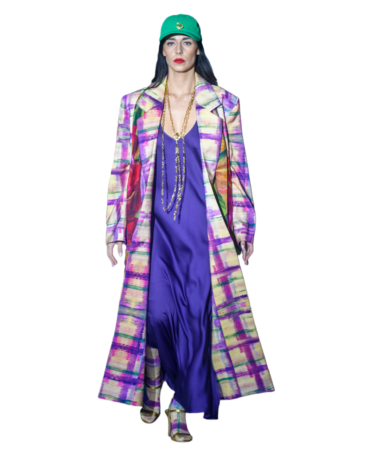 Blazer Largo Escocés