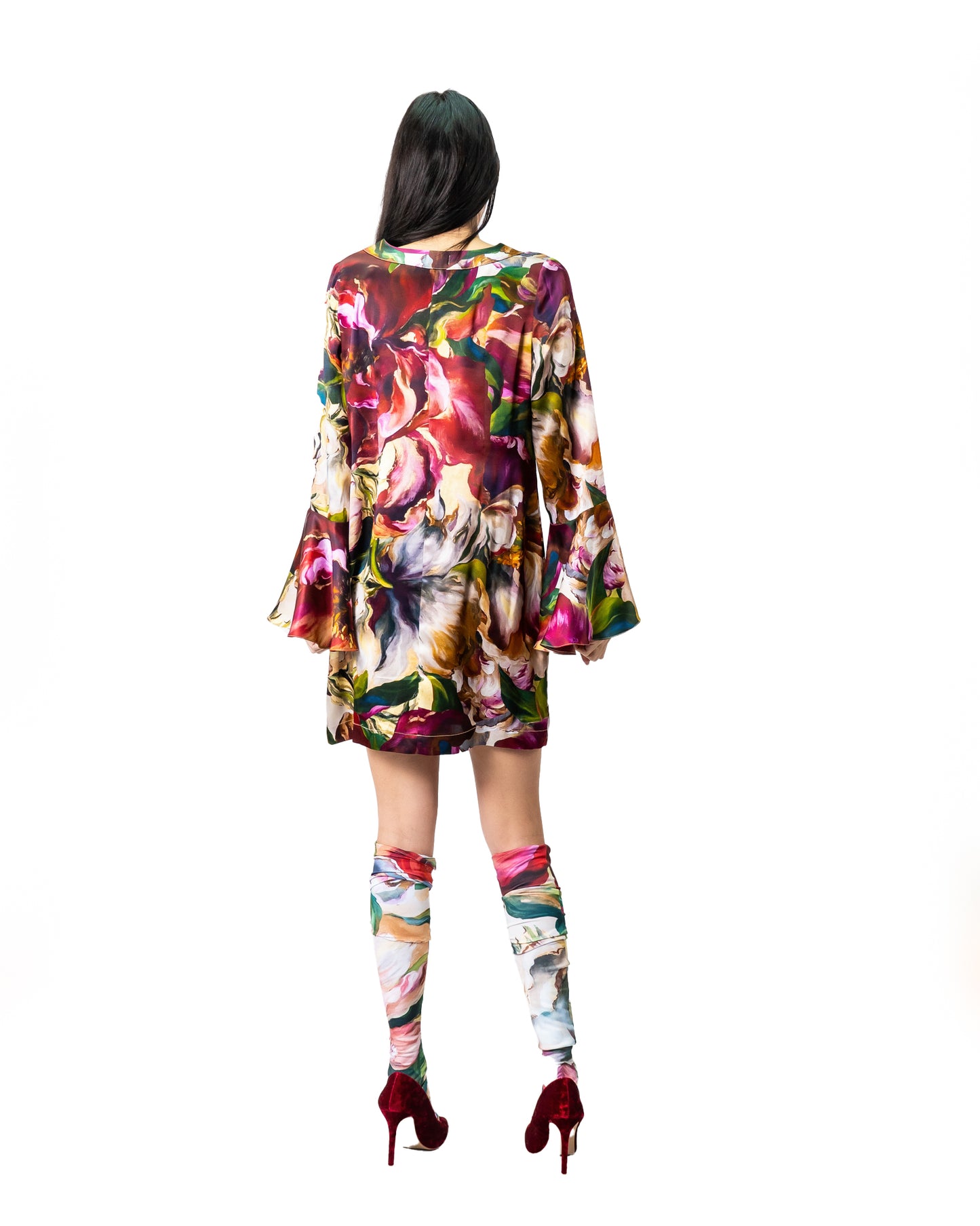 VESTIDO COI CORTO CON VOLANTES