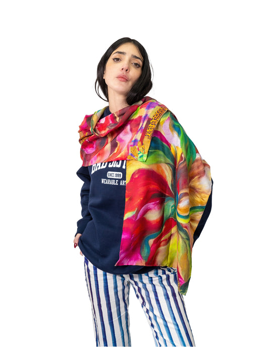 PASHMINA DE SEDA Y CASHMERE