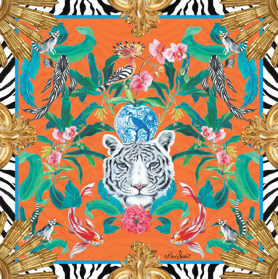 PAÑUELO BENGALA NARANJO