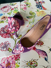 Stilettos Morados Pintados a Mano