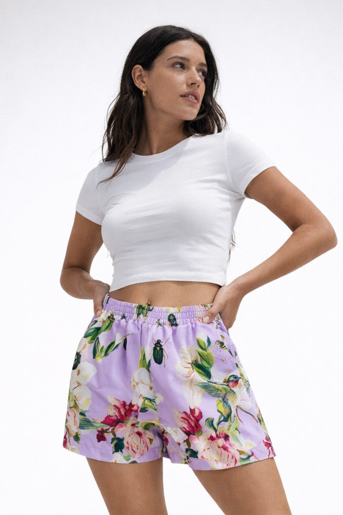 Short Colibrí Malva - Unisex