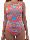 Body Traje de Baño Asimétrico One Shoulder Elasticado