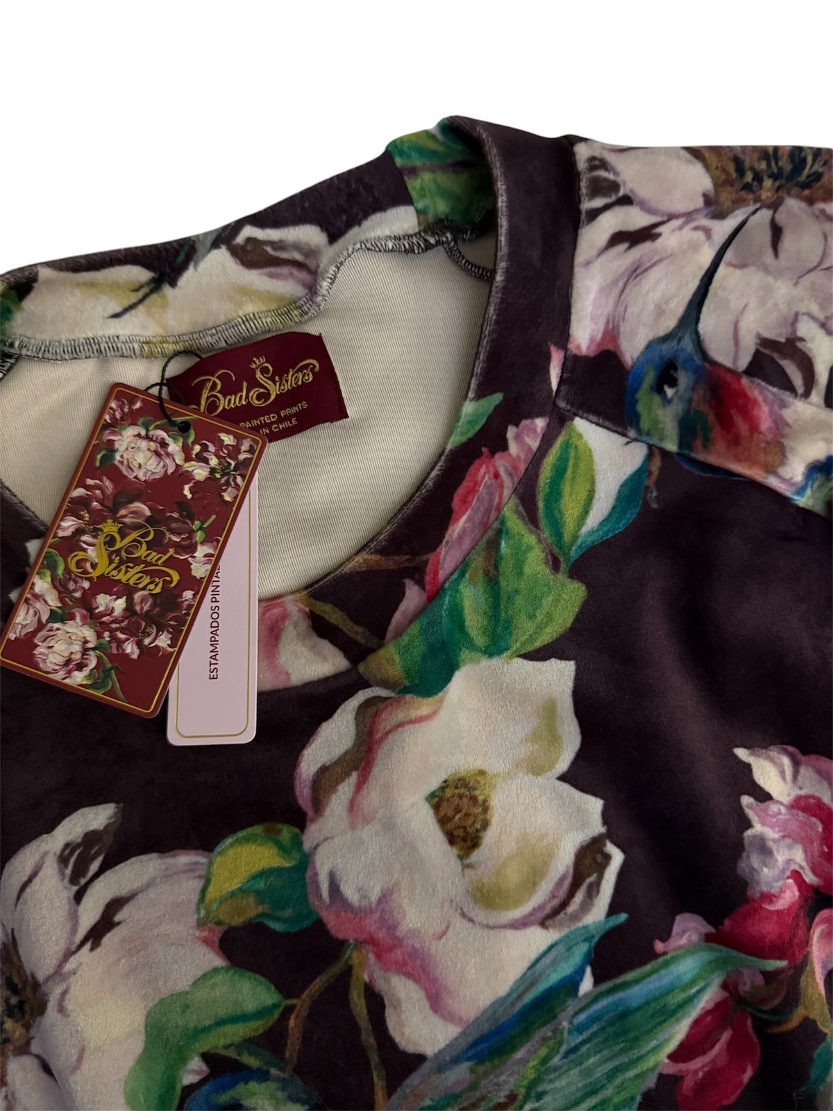Polerón Oversize Velvet Colibrí Burdeo | PRE ORDEN