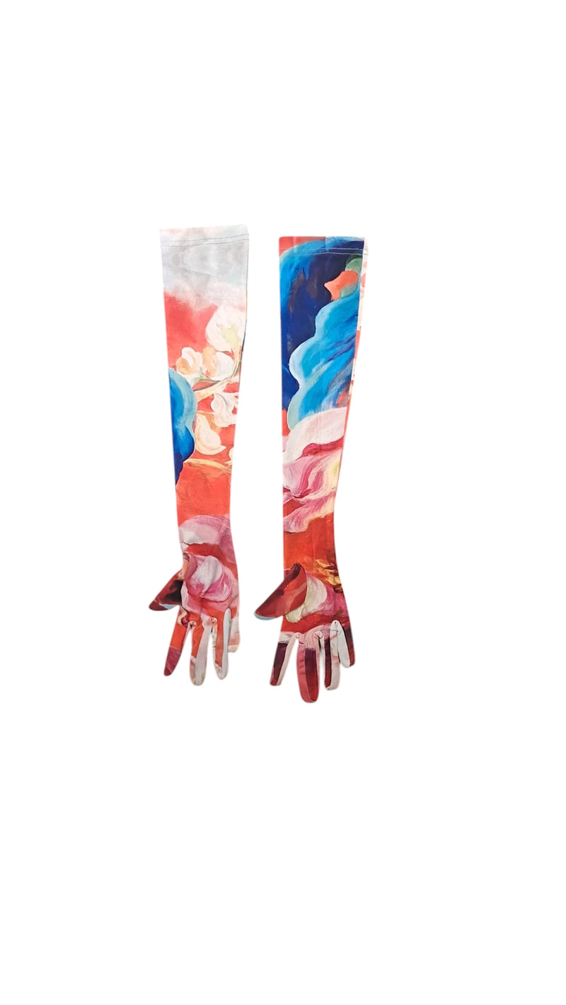 Guantes Largos Cuadro