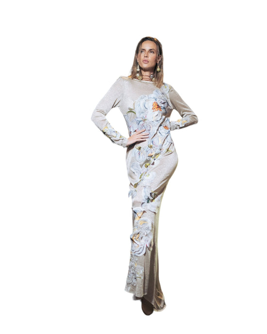 VESTIDO BRIDAL SILVER PEONEY