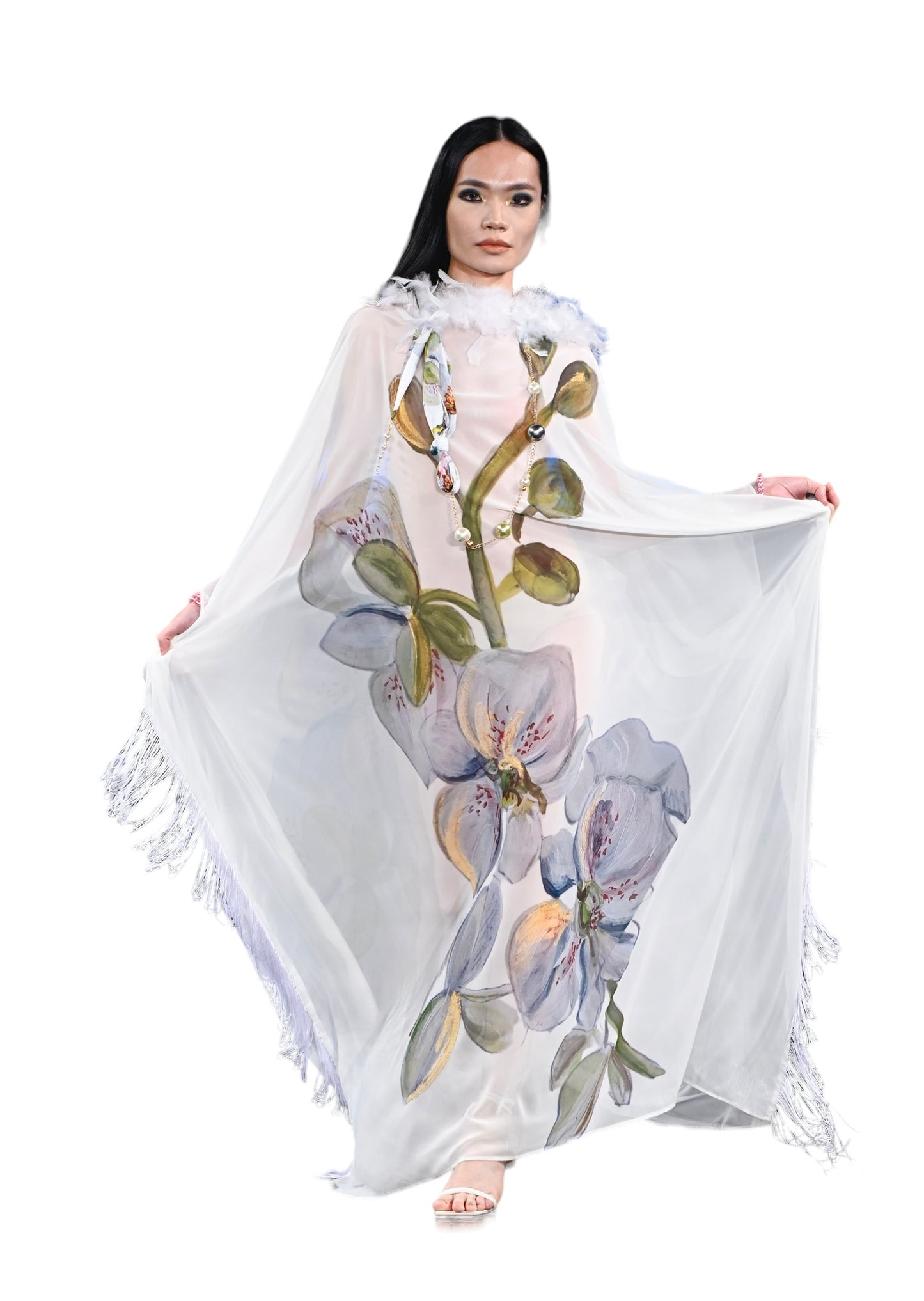 KIMONO FLECOS ORQUÍDEA