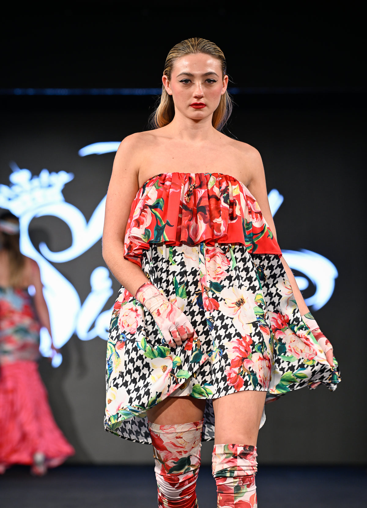 016 / 017 - Vestido Pied de Poule