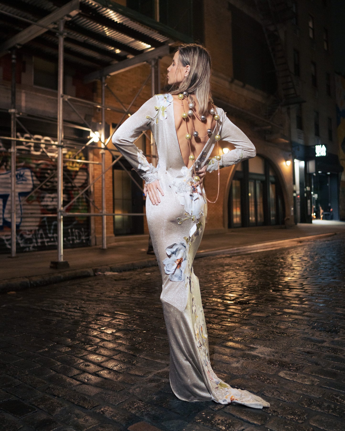 VESTIDO BRIDAL SILVER PEONEY