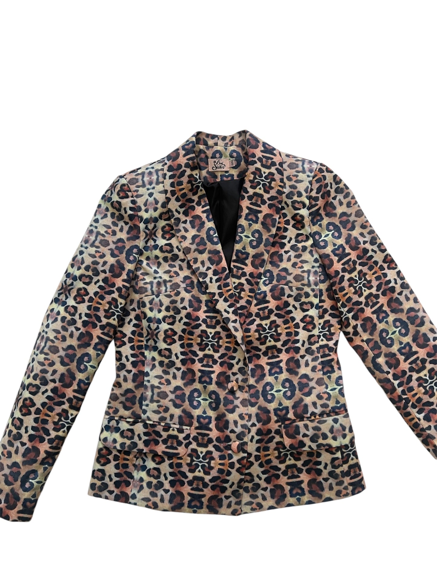 BLAZER LEOPARDO GABARDINA ALGODÓN