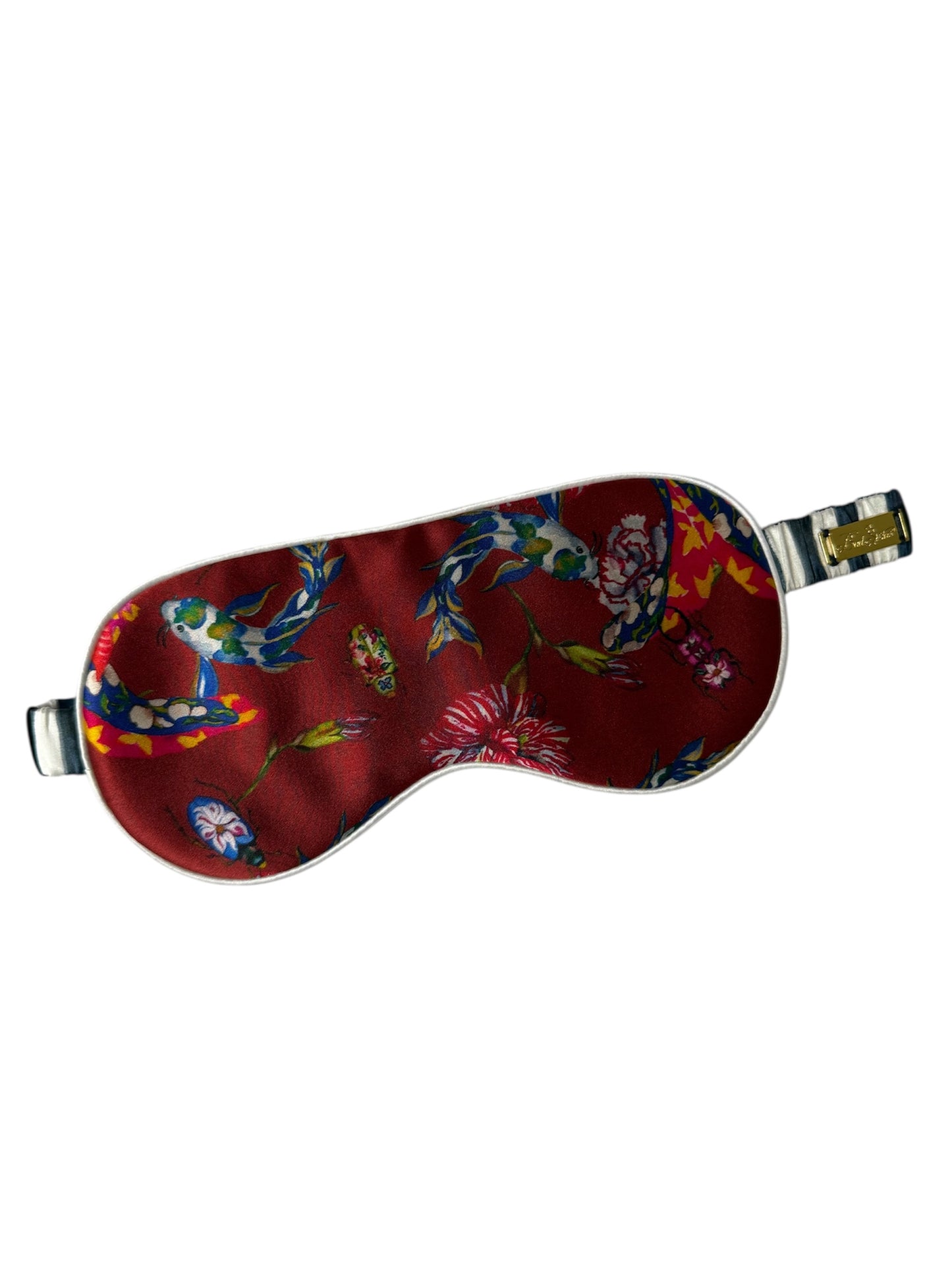 Antifaz De Seda Geisha Rojo / Edición Limitada Venecia (contactanos x emvio el mismo día  )