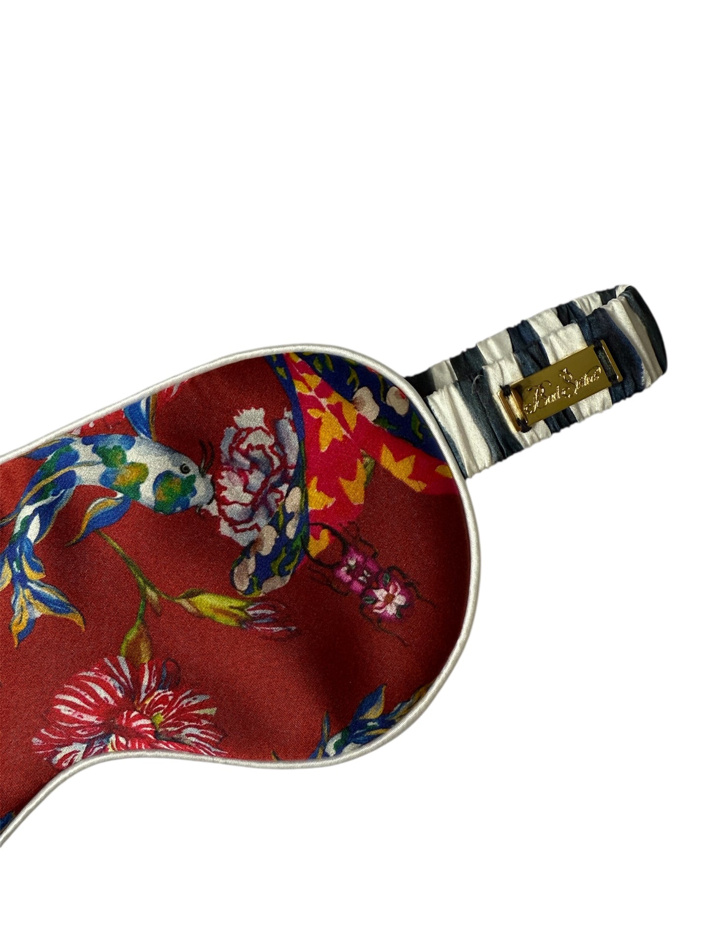 Antifaz De Seda Geisha Rojo / Edición Limitada Venecia (contactanos x emvio el mismo día  )