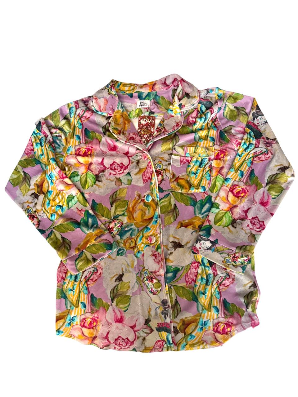 Camisa Pijama Geisha Rosa | Bad Sisters
