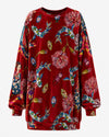 Polerón Oversize Velvet Geisha Roja | PRE ORDEN - imagen 2