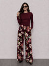 Pre Order - Pantalón Velvet Colibrí Burdeo | Bad Sisters