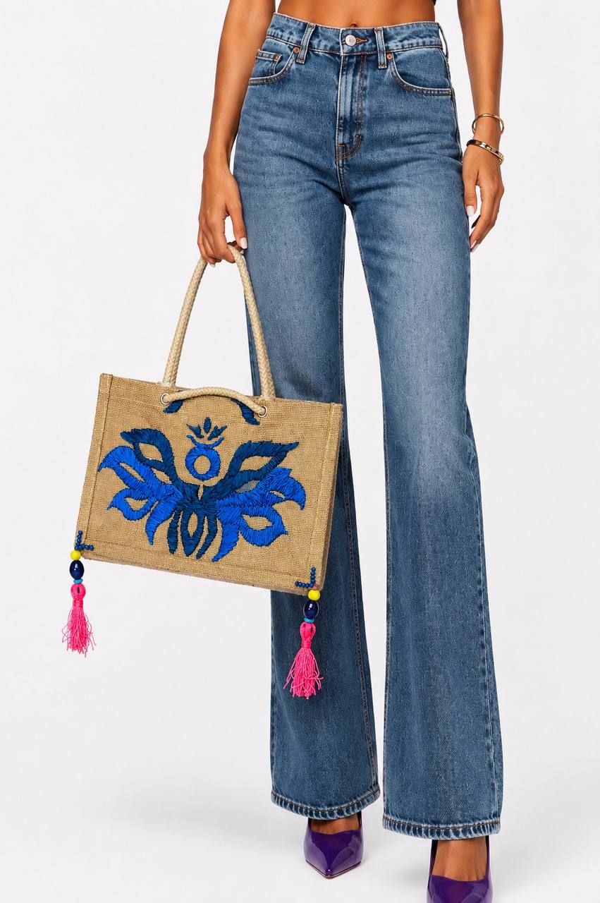 Bolsa Chica Cangrejo Azul Bordada | Bad Sisters