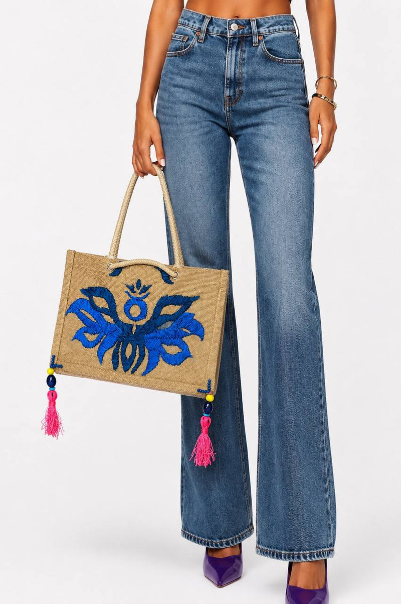 Bolsa Chica Cangrejo Azul Bordada | Bad Sisters