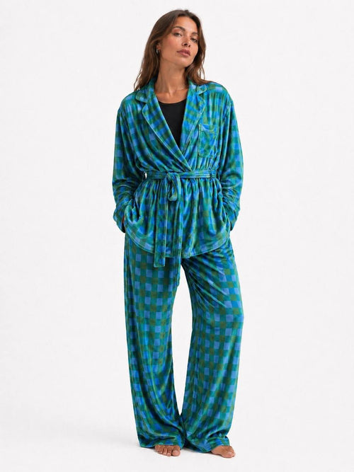 Conjunto Velvet Escocés