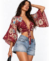Blusa Tauro Ojos de Seda con Algodón