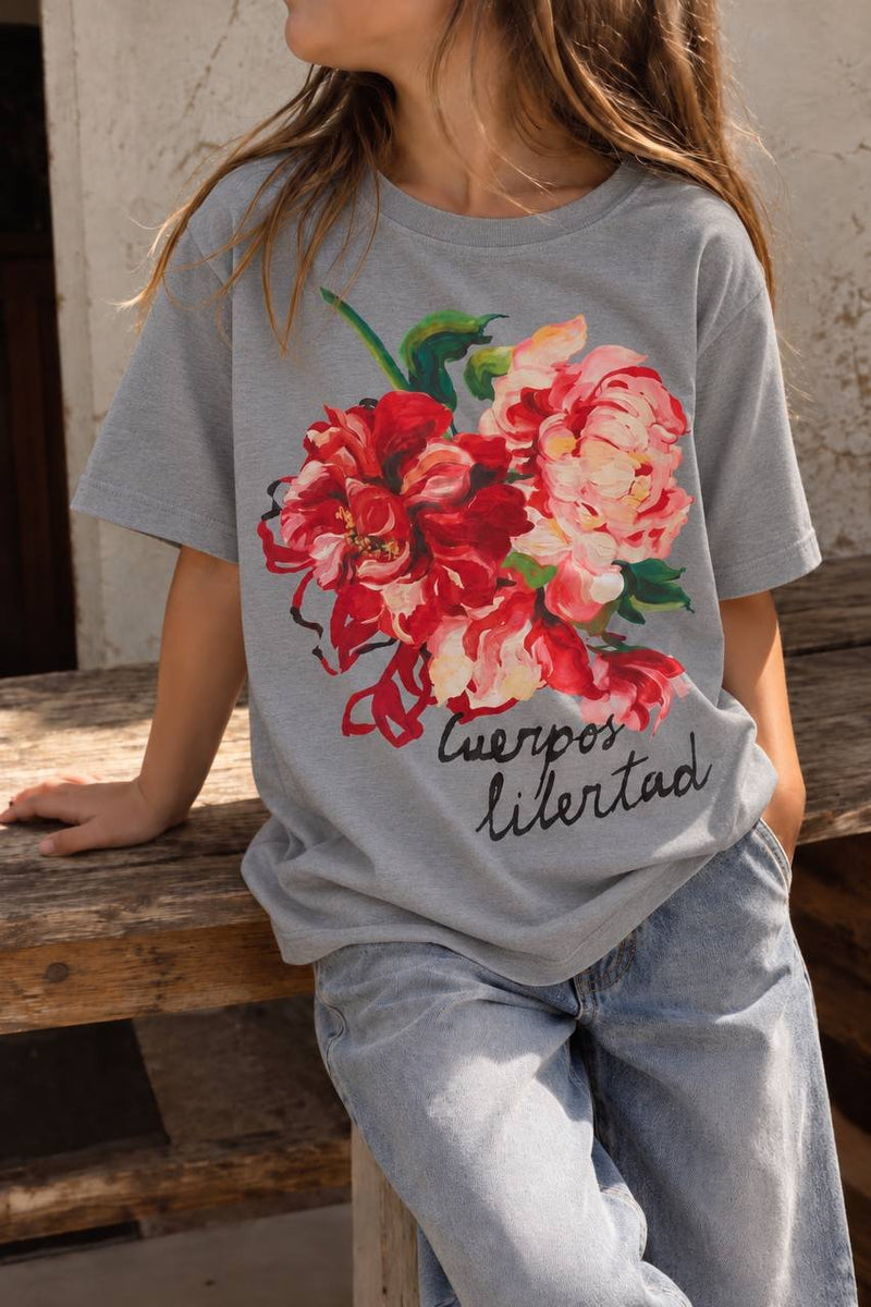 Polera Niñita Gris