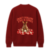 Poleron Polo Rojo Don't follow the Rabbit