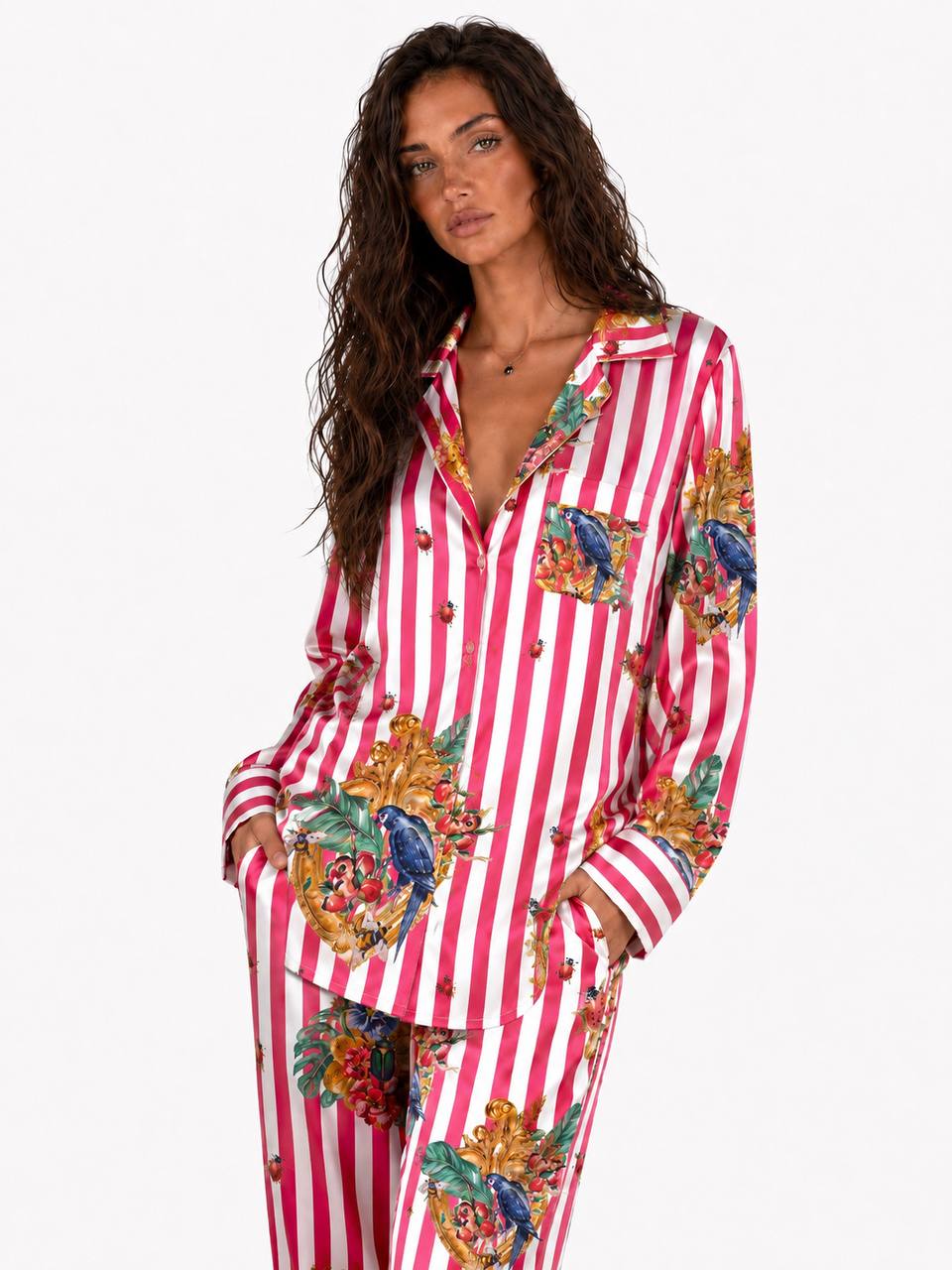 Pre Order - Pijama Stripes Rojo | Bad Sisters