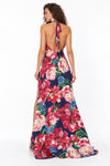 Vestido Jardín Rose Azul Bad Sisters espalda
