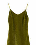 Vista posterior de Vestido pabilo Velvet verde