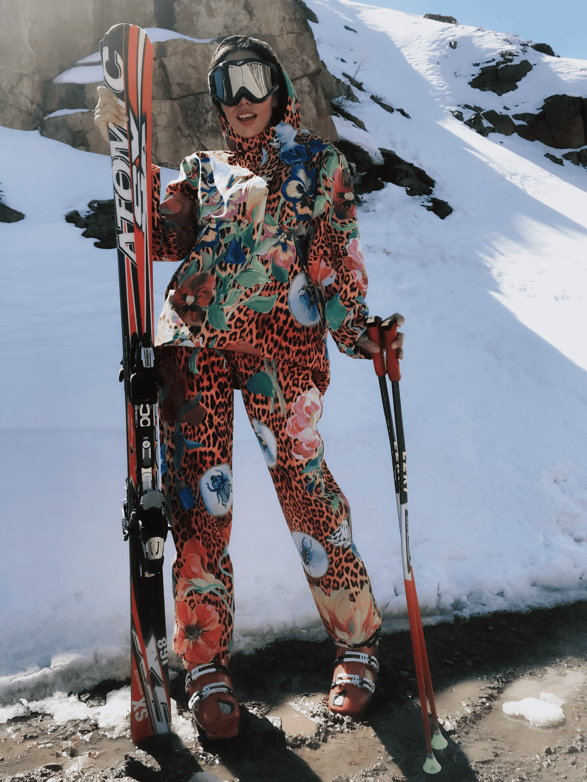 Conjunto Skii leo botanico - Bad Sisters Design