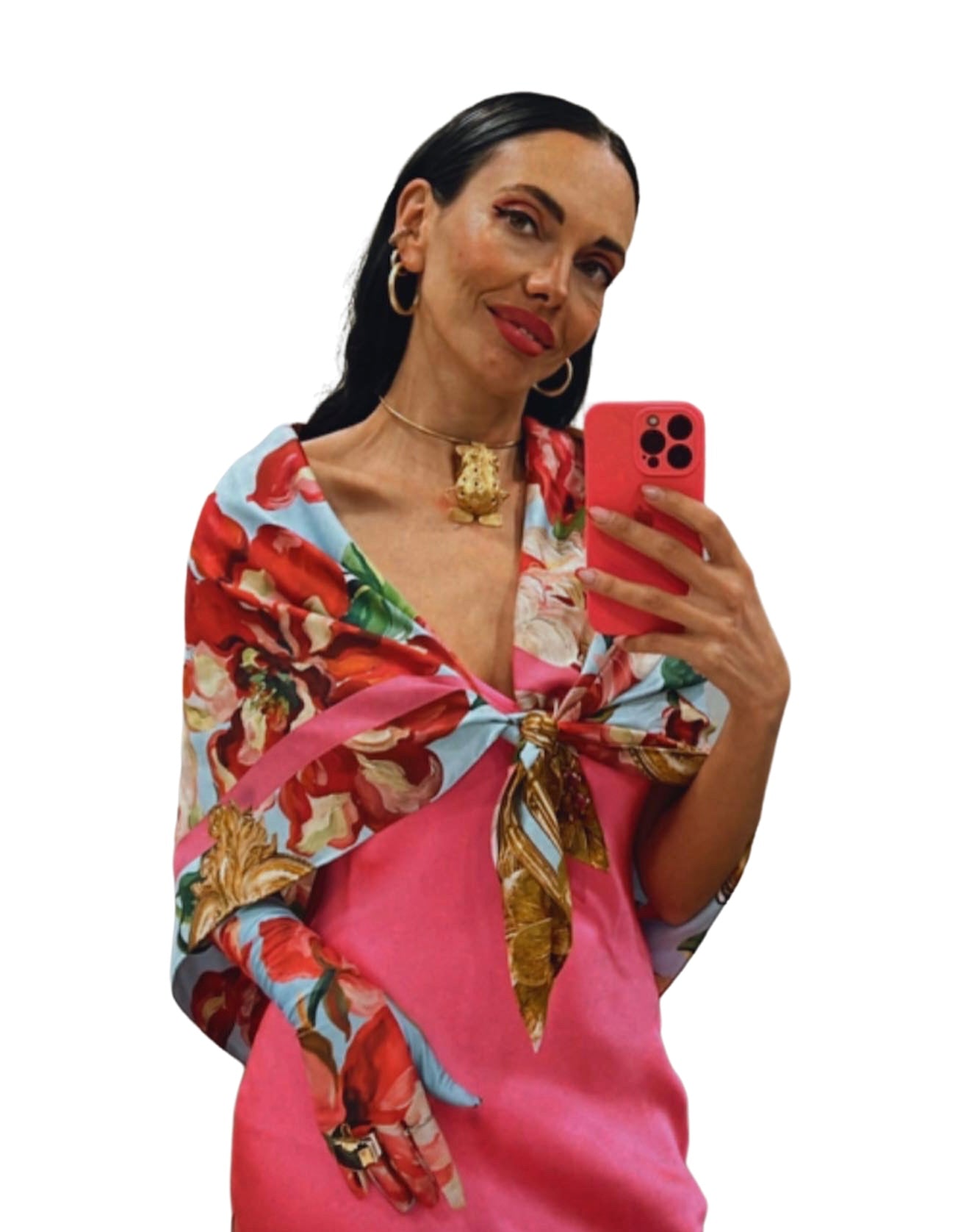 GUANTES LARGOS ROSE CELESTE