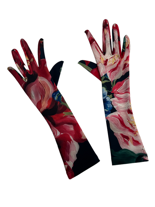 GUANTES AZULES CORTOS