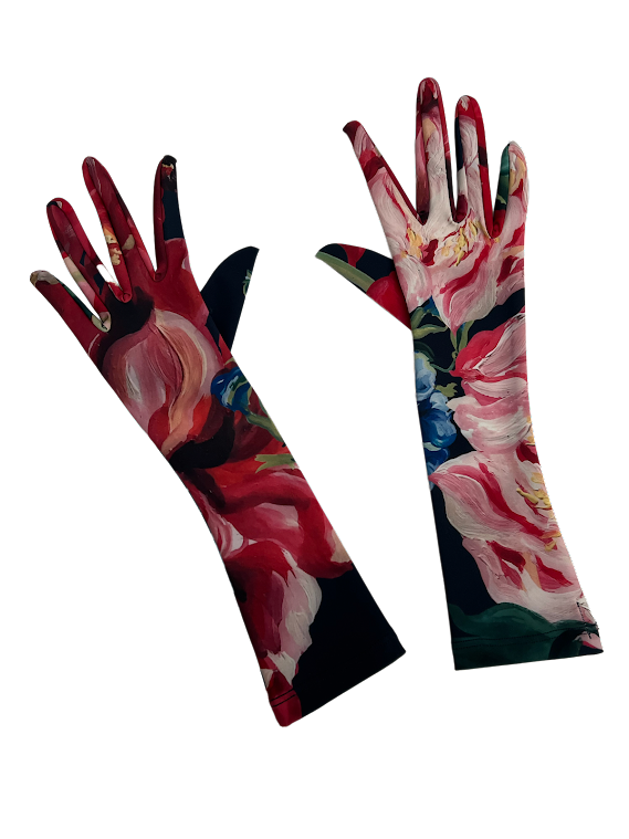 GUANTES AZULES CORTOS