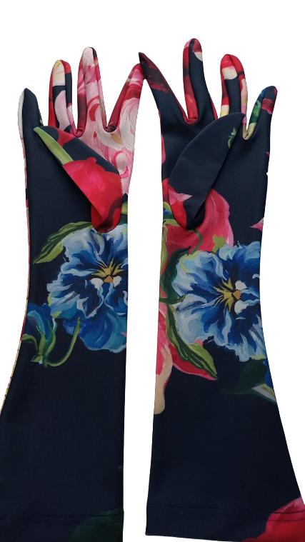 GUANTES AZULES CORTOS